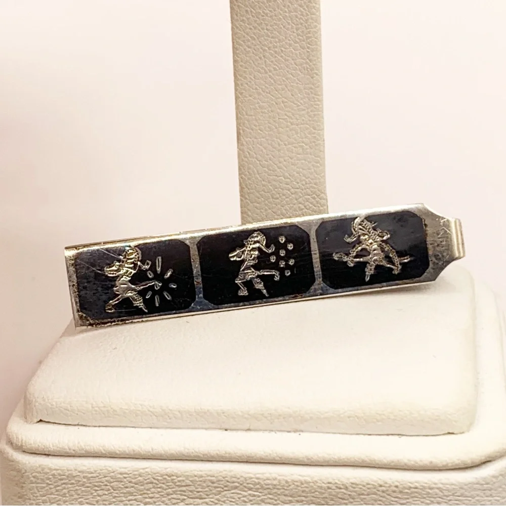Vintage enamel sterling siam