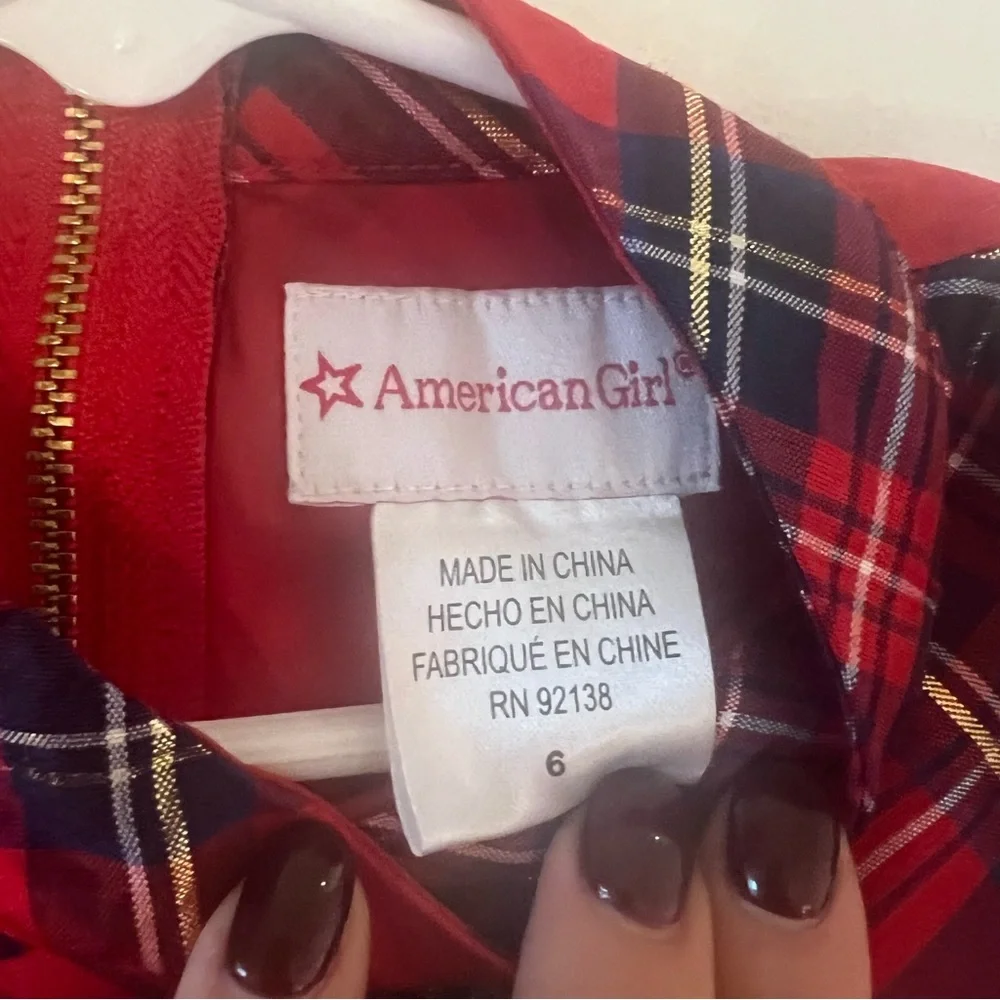 American Girl vibrant red