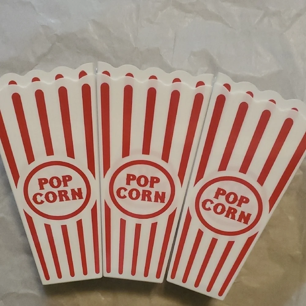 Red and White Popcorn Boxes