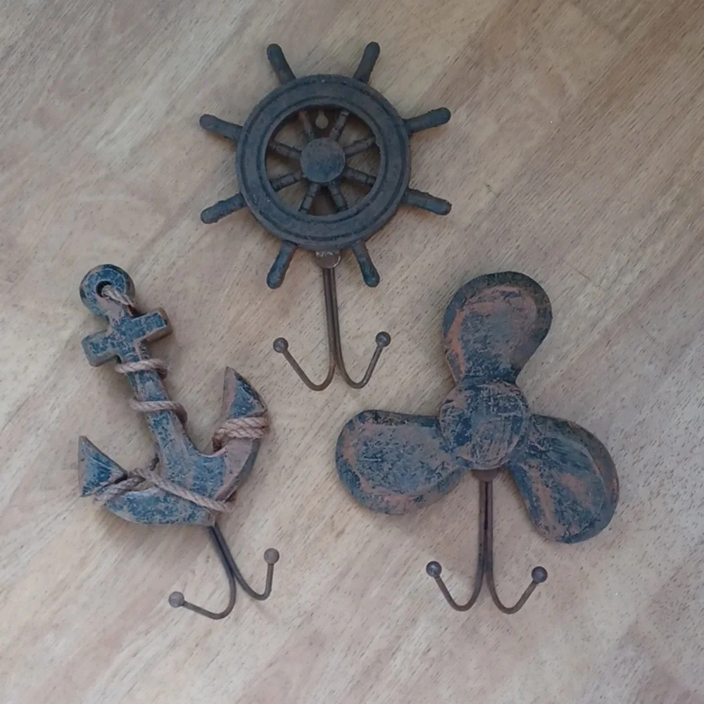 Wall hooks,home decor set of the towel hooks, beach decor