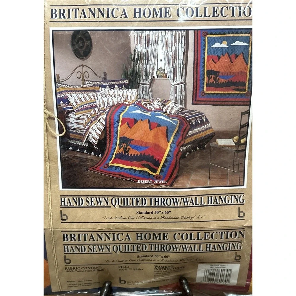 Britannica Home Collection fill machine quilted