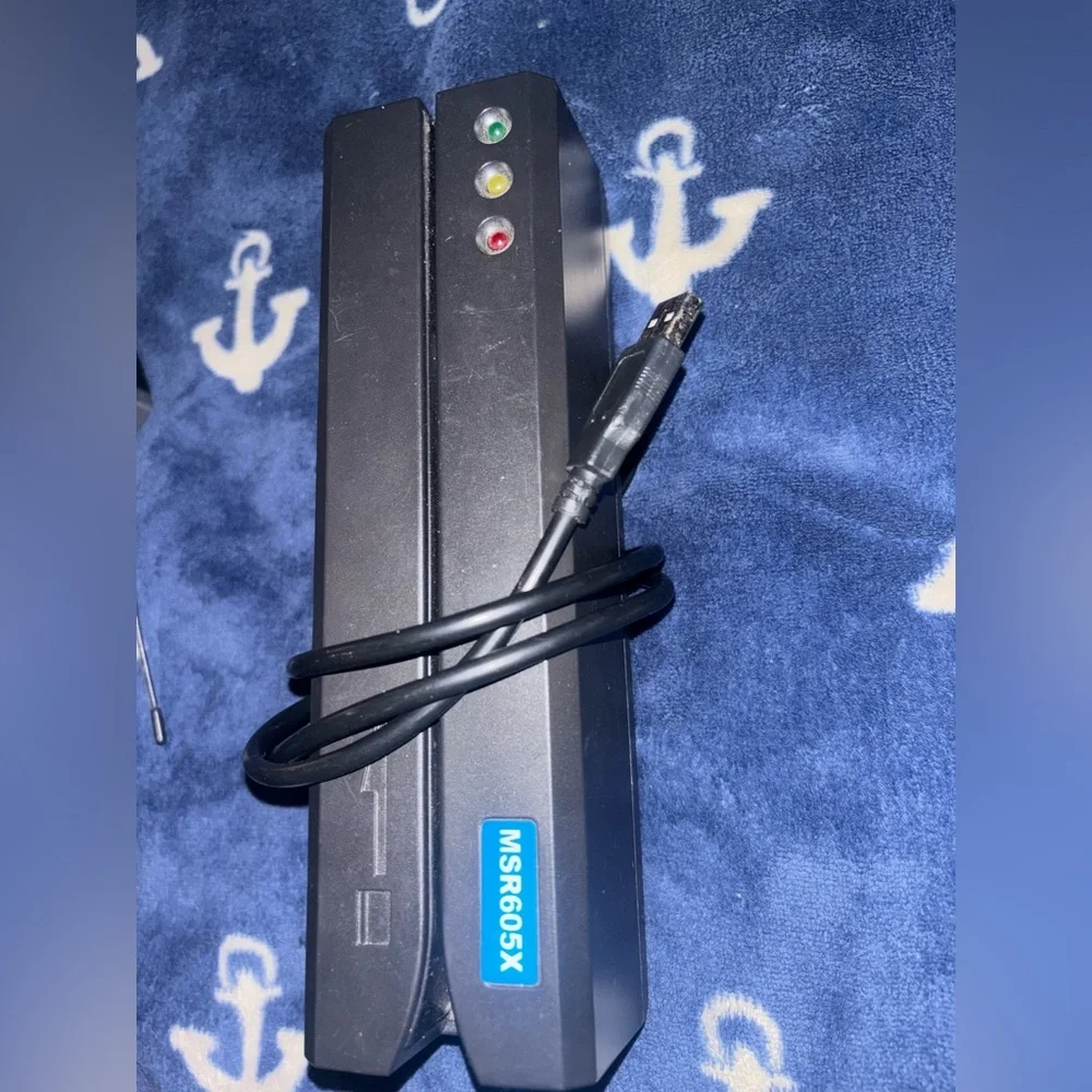 Black Magnetic Stripe Card Reader