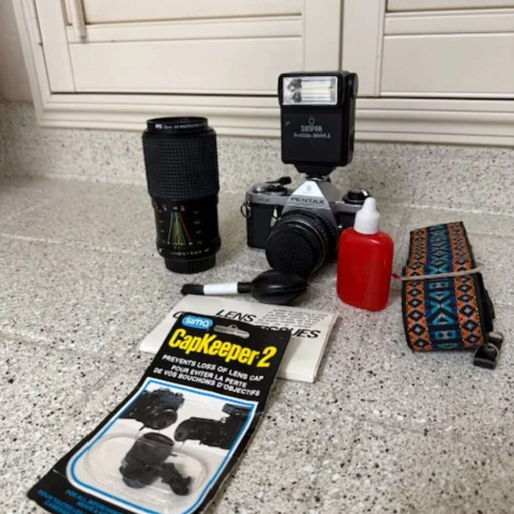 Pentax & SUNPAK Auto Flash pre owned