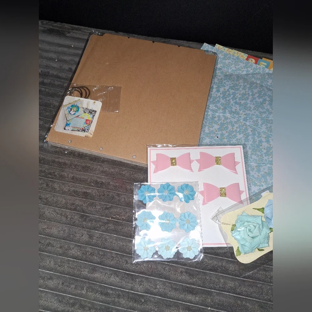 Recollections chipboard scrapbook