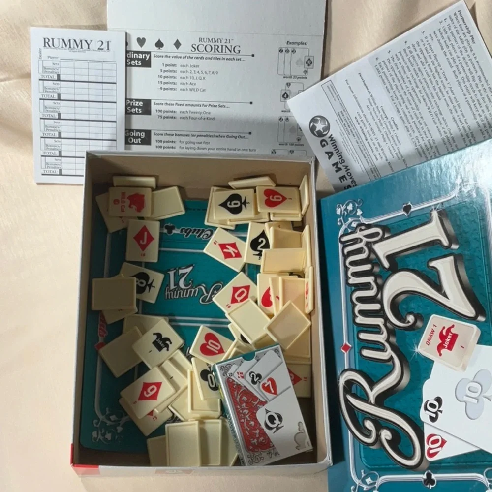 Winning Moves Game vintage rummy