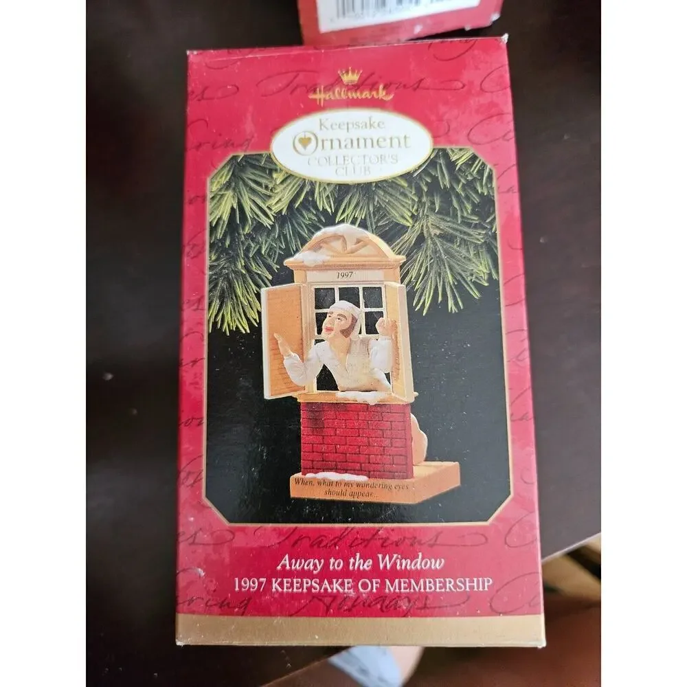 Vintage Hallmark Keepsake Away To The Window Ebenezer Scrooge 1997 Ornament