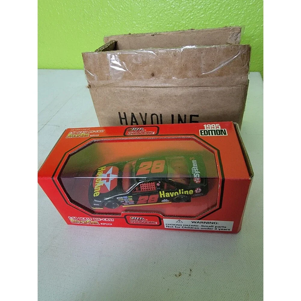 1995 Racing Champions 1/43 #28 Texaco-Havoline Dale Jarrett Nascar Stock Car New