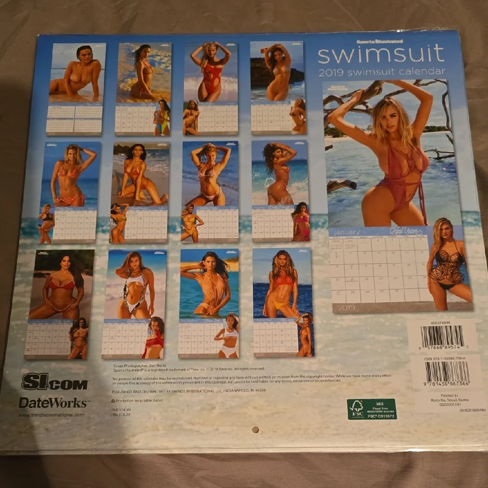 Sports Illustrated Swim stylish calendar