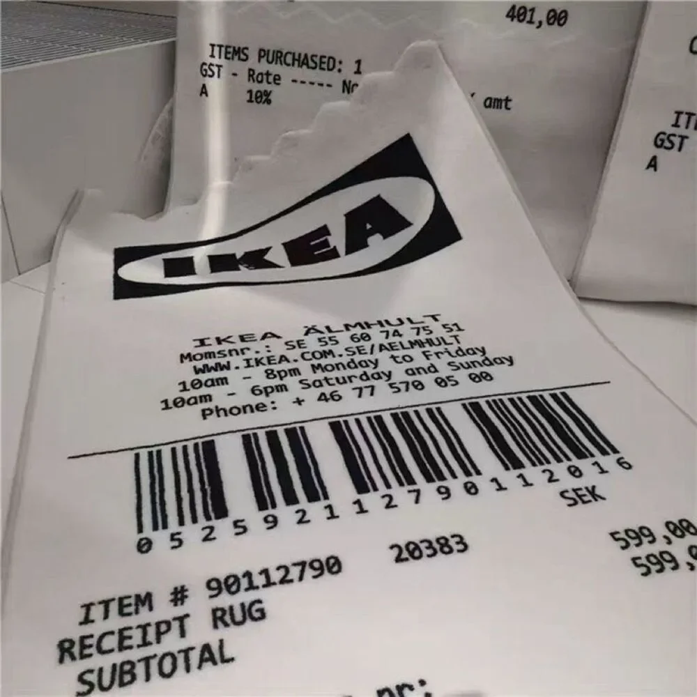 IKEA reciept rug