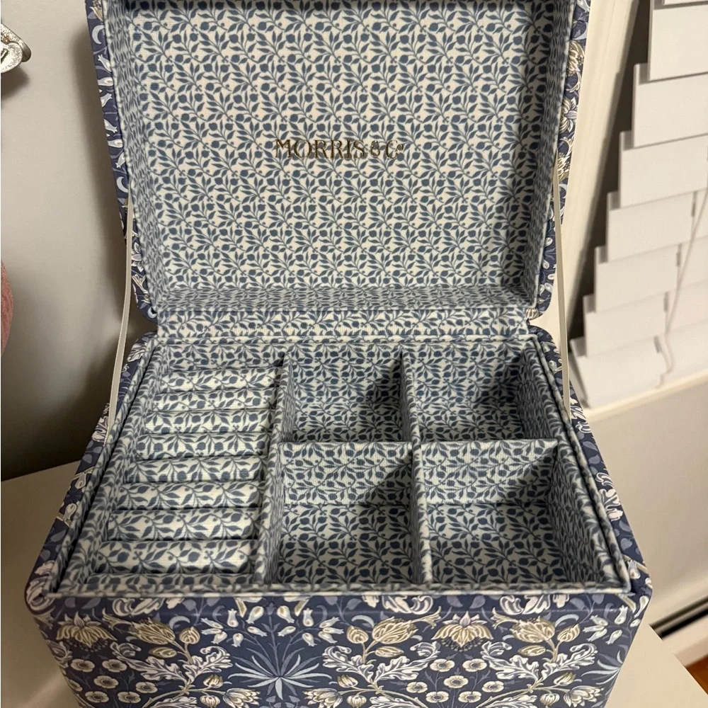 Morris & Co. Blue Floral Box