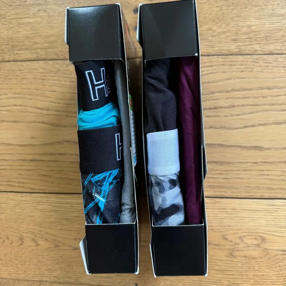 NWT Hanes Comfort Flex Men Fit Cotton Boxer Briefs SZ S Lot of 2 Packs 6 Pair