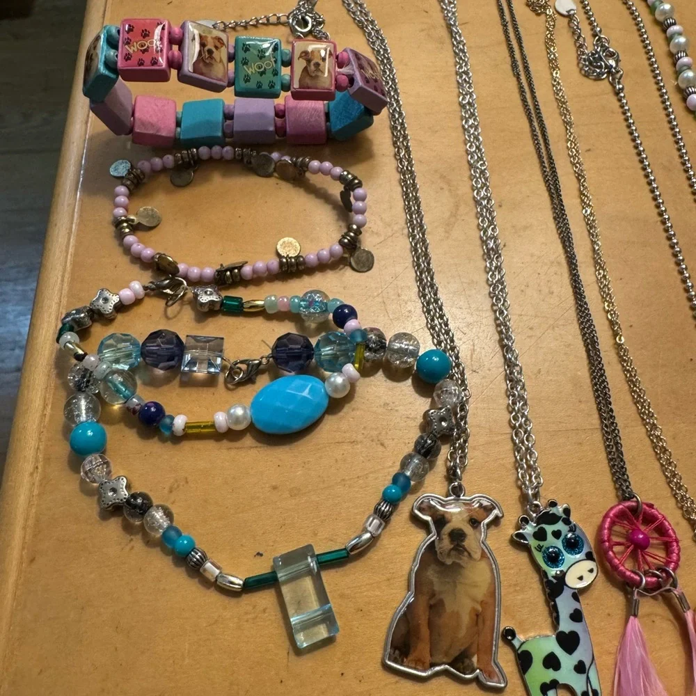 N/A includes necklaces bracelets