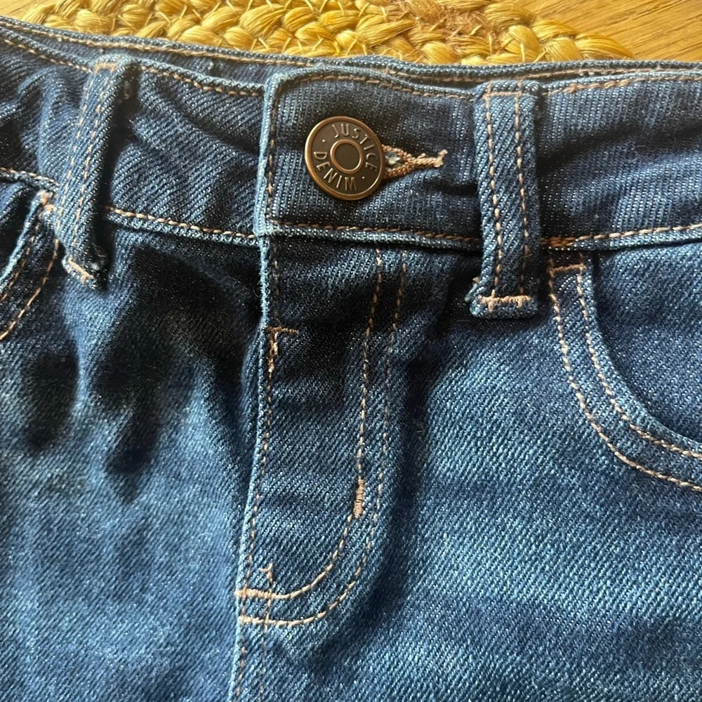 Justice trendy distressed