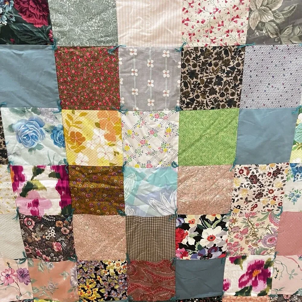 Handmade patchwork quilt