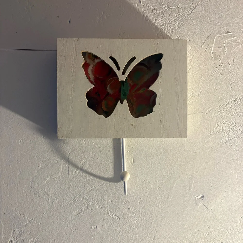 🦋 Butterfly Wall Hook & Decorative Plaque | Cottage / Farmhouse Decor 🦋