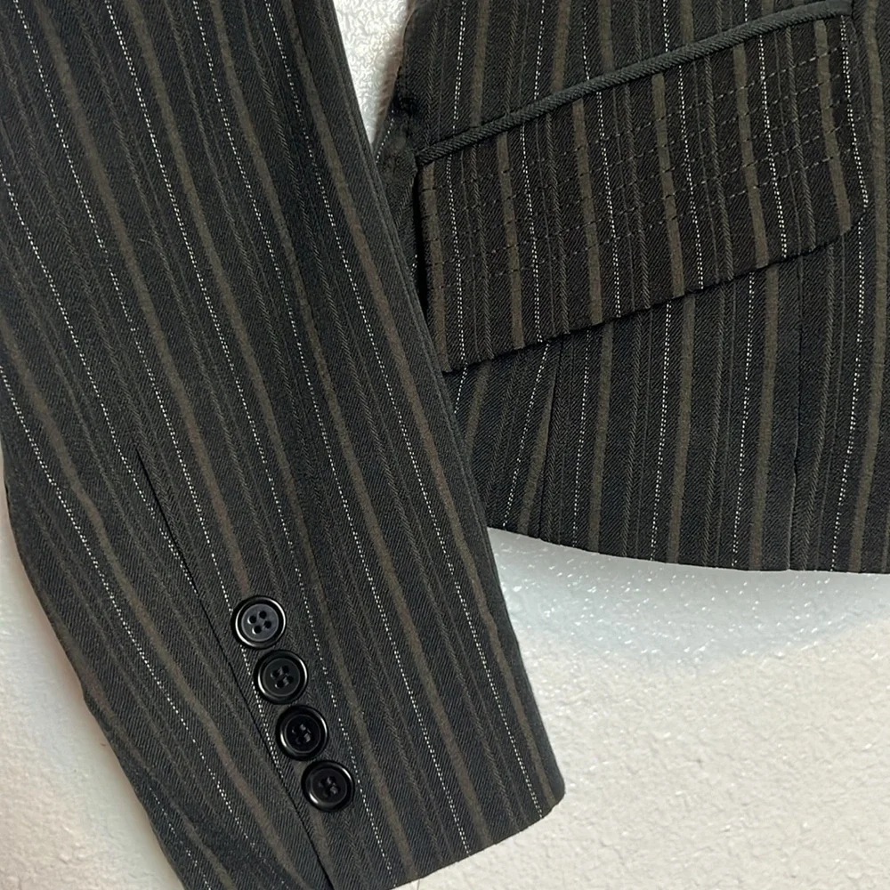 BCBGMaxAzria pinstripe length