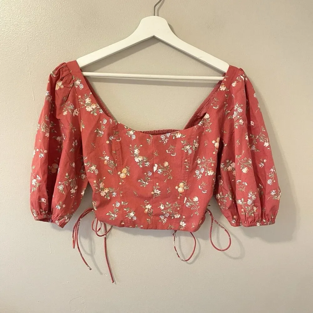 Abercrombie & Fitch smocked back