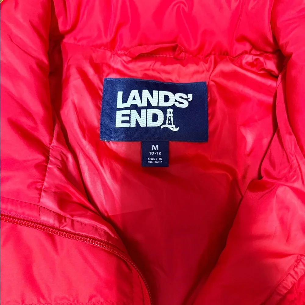 Lands End vibrant red