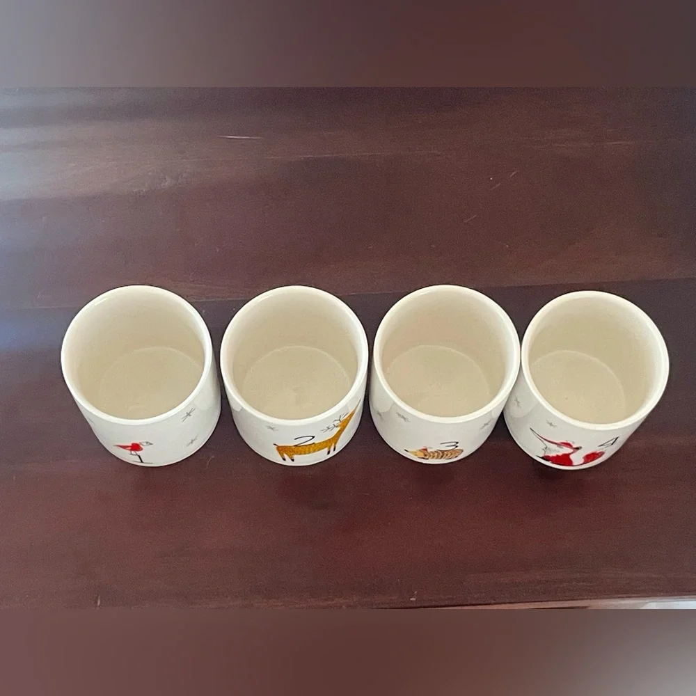 BNWT- IHR “Merry Christmas My Deer” Holiday Cups Set of 4, Incredibly Versatile
