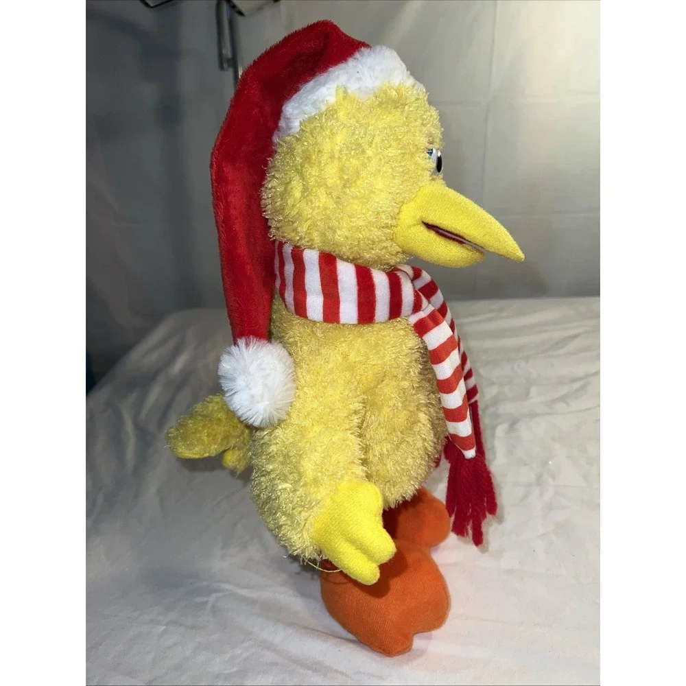 Sesame Street Big Bird Christmas Animated Singing Plush. Tested