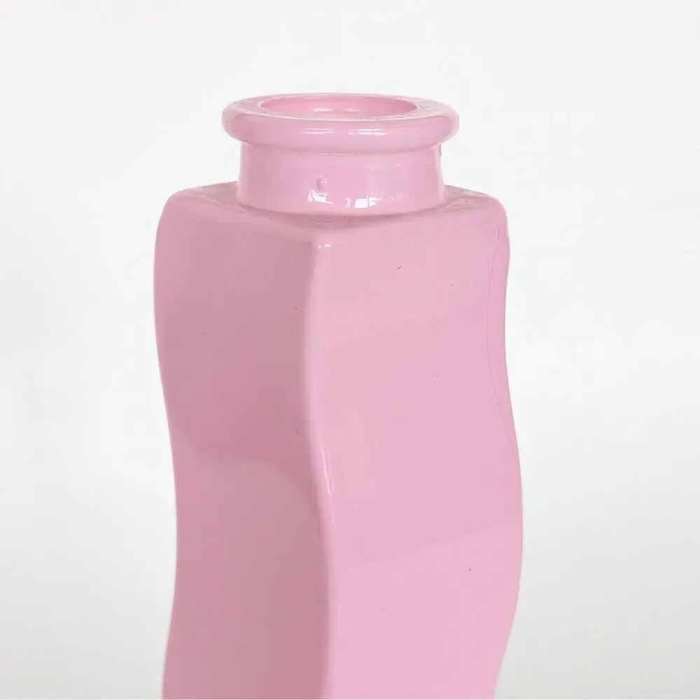 1990s Vintage Ikea Bright Green Skämt Squiggle Vase
