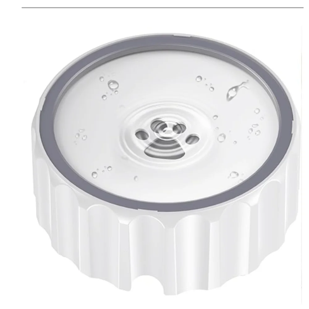 New White  No Spill Dog Bowl