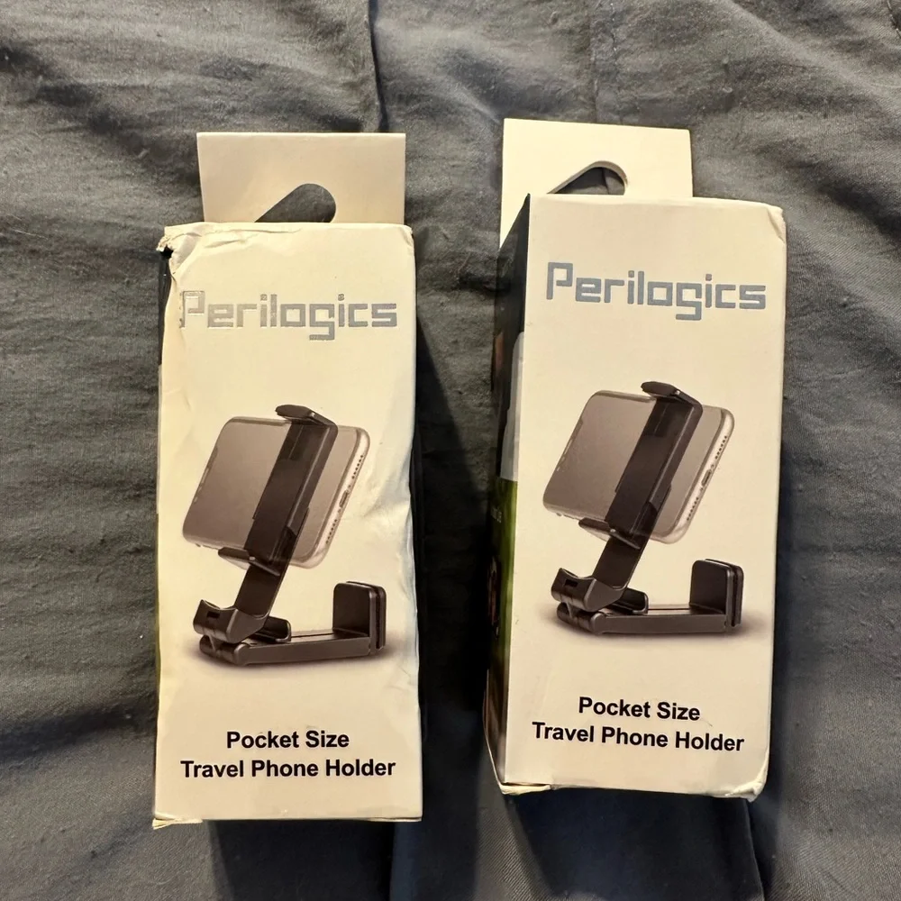 Black Travel Phone Holders 2 pack