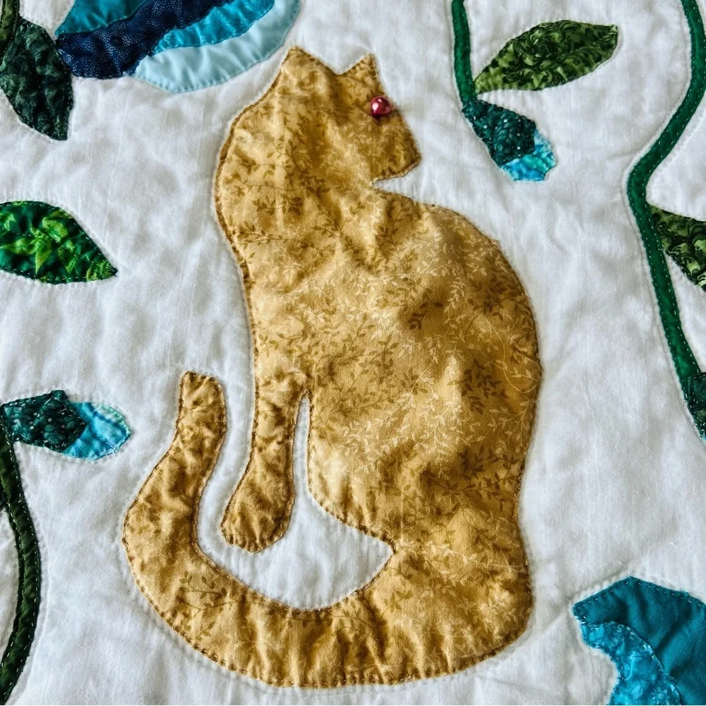 52”x60” Handmade and Hand Stitched Cotton Quilt.