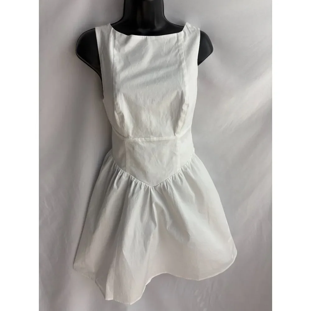 New White Mini Dress