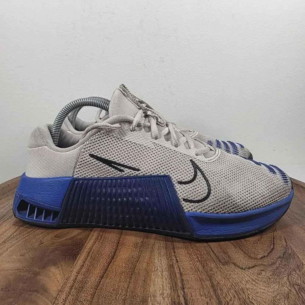 Nike Metcon 9 Racer Blue Mens White Blue Size 8.5 Athletic Gym Shoes DZ2617-008