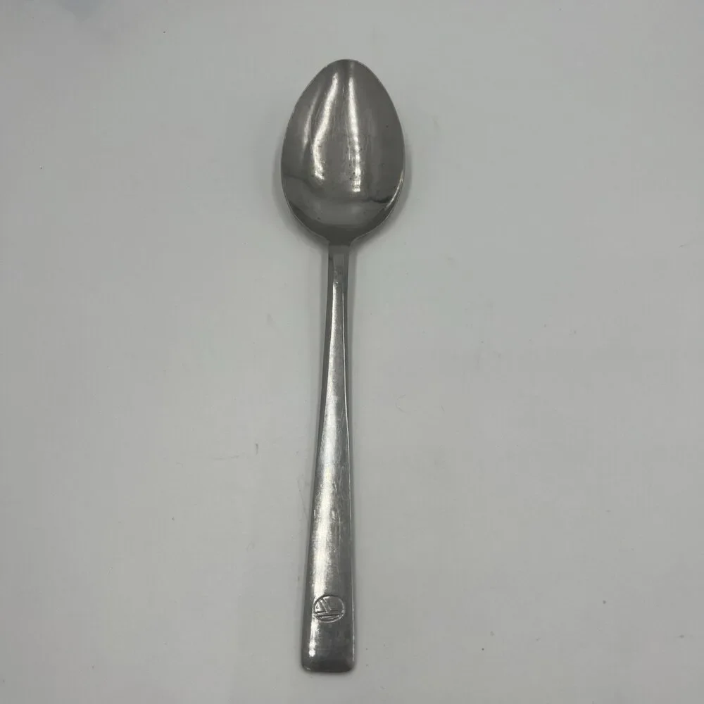Vintage Eastern Airlines Stainless Steel Flatware 7 Spoons Soup Tea Table JAPAN