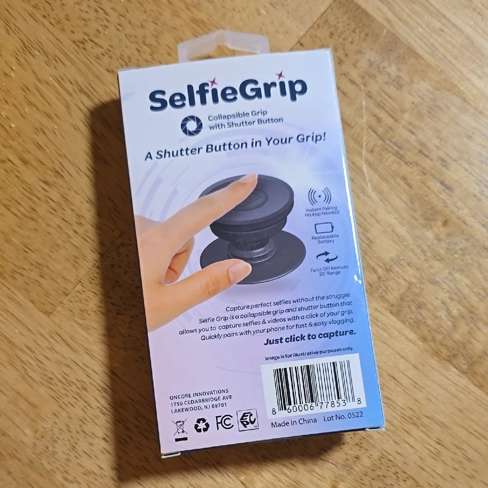 Oncore Innovations selfiegrip bluetooth