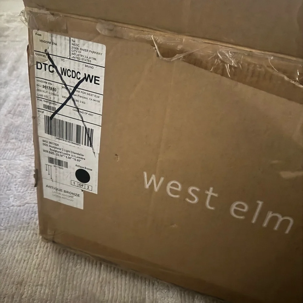 West Elm stylish pendant