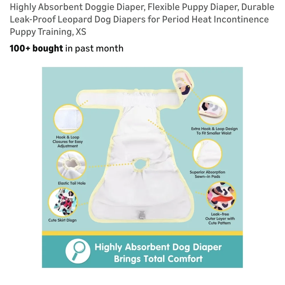 N/A dog diapers