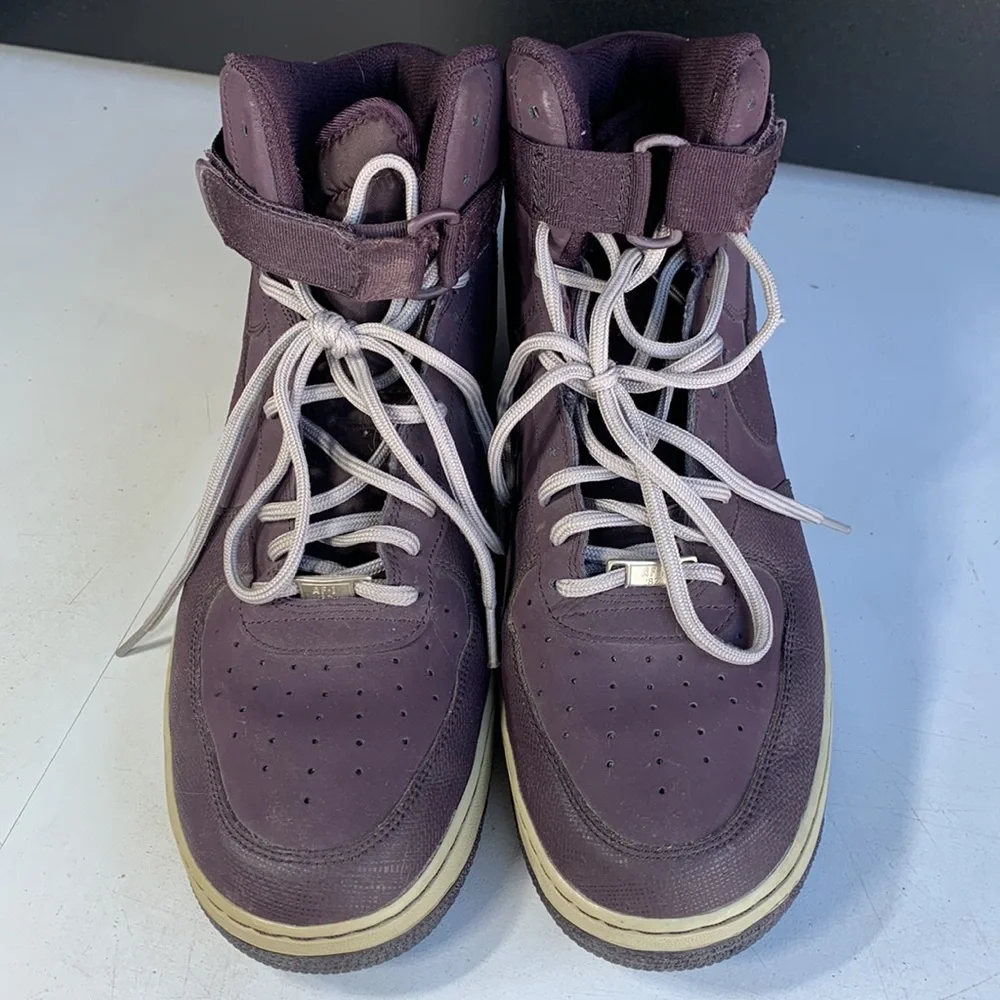 Nike Air Force 1 High ’07 Men’s Size 12 Port‎ Wine Suede Basketball Sneakers