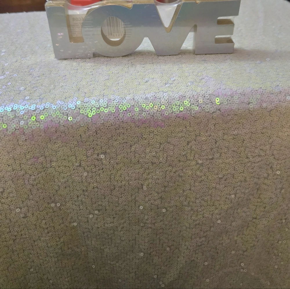💥5/$10💥 LOVE silver Home decor word art