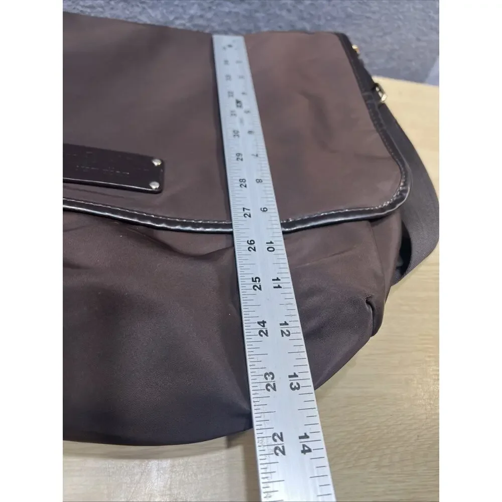 Kate Spade Messenger/Diaper Nylon Bag Brown/green