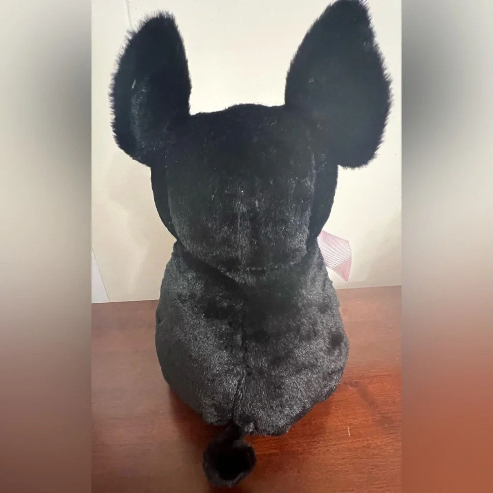 Hug Me Valentine Dog Plush Boston terrier Frenchie with Heart Sunglasses NWT