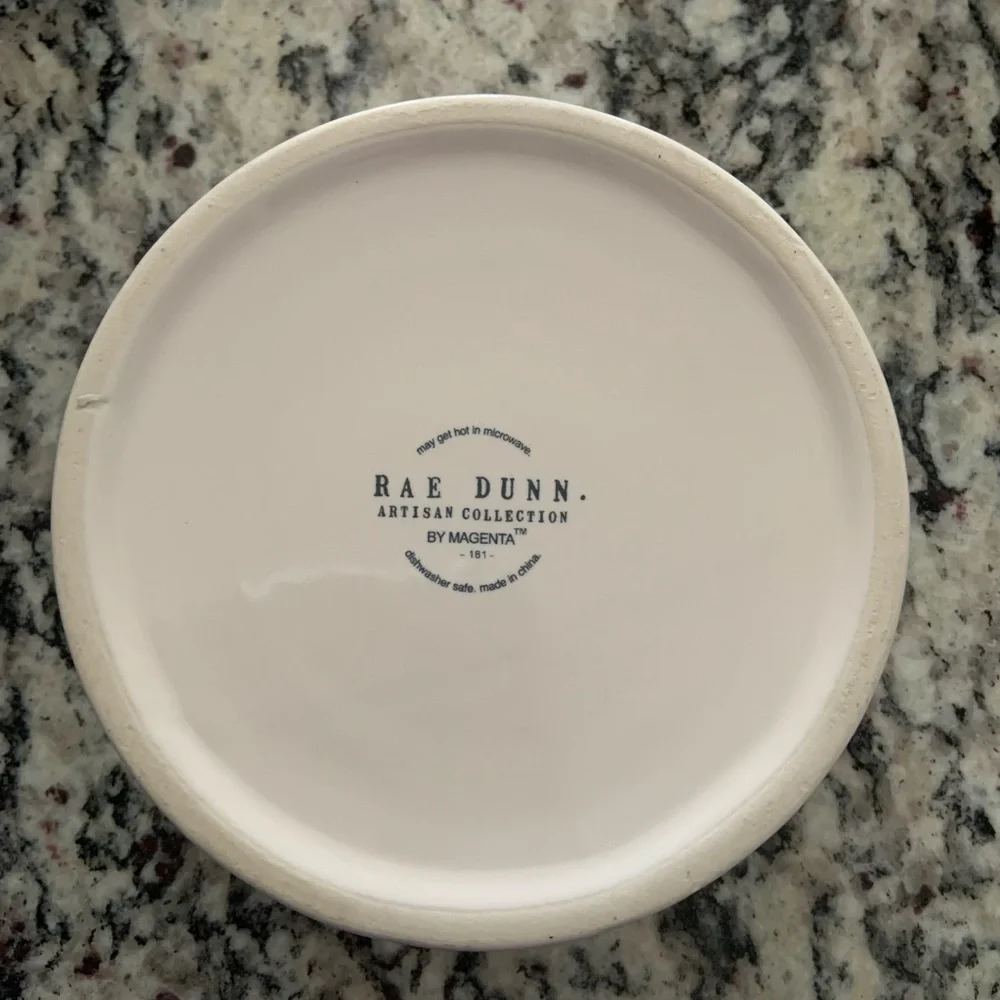 🐶 Rae Dunn Ceramic Dog Bowl 🐶- EUC