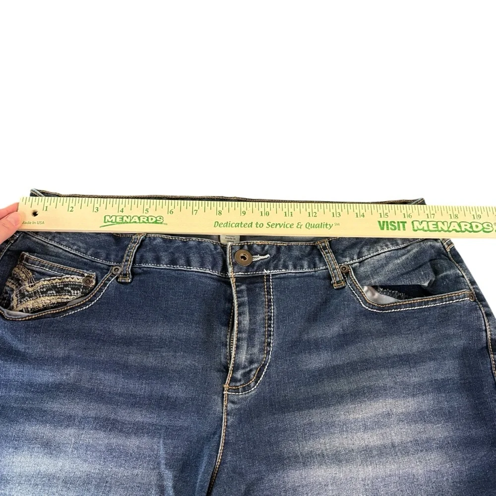 1946 denim waist inseam