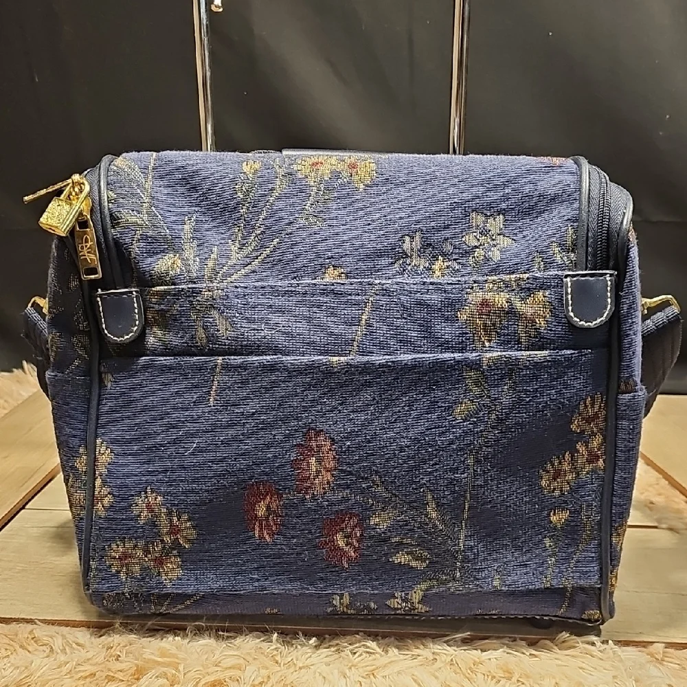 blue floral