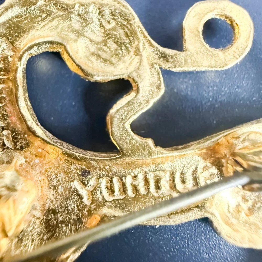Peggy Yunque gold tone