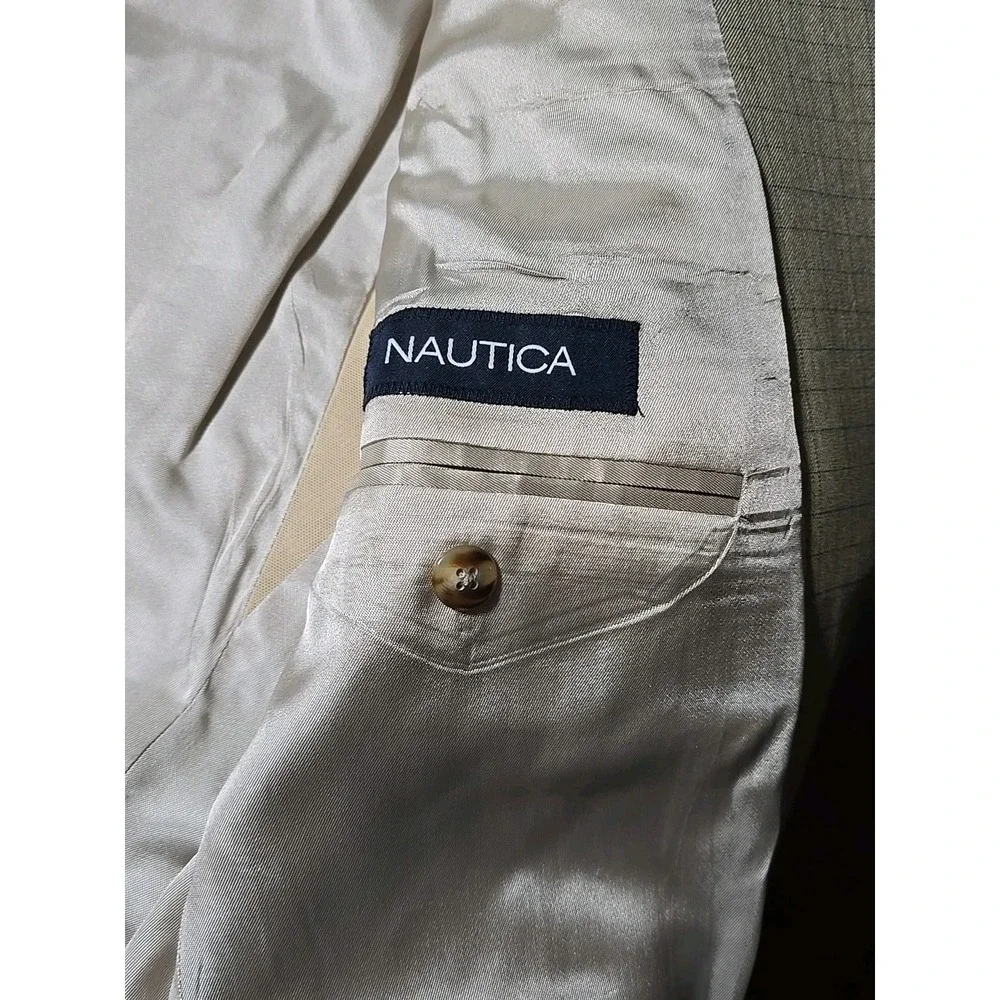 Nautica tan plaid