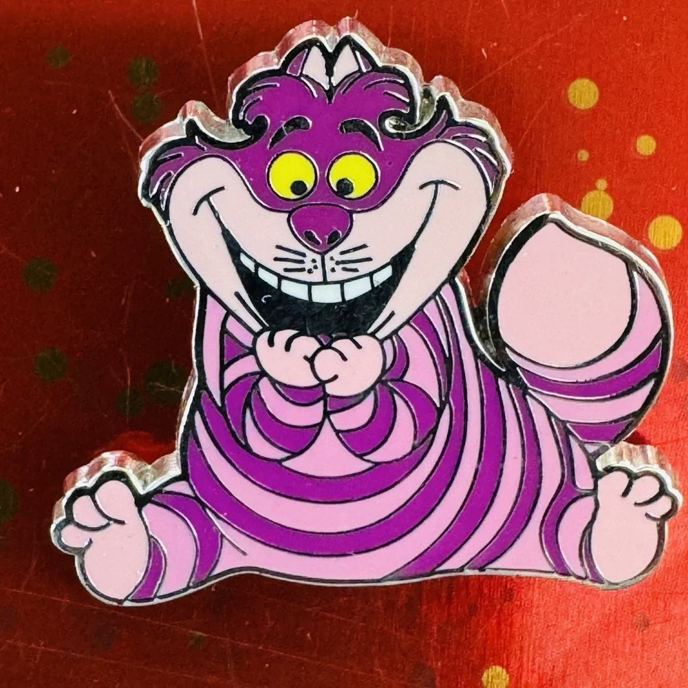Cheshire Cat Sitting Alice in Wonderland Cats Starter Booster Disney Pin 2015