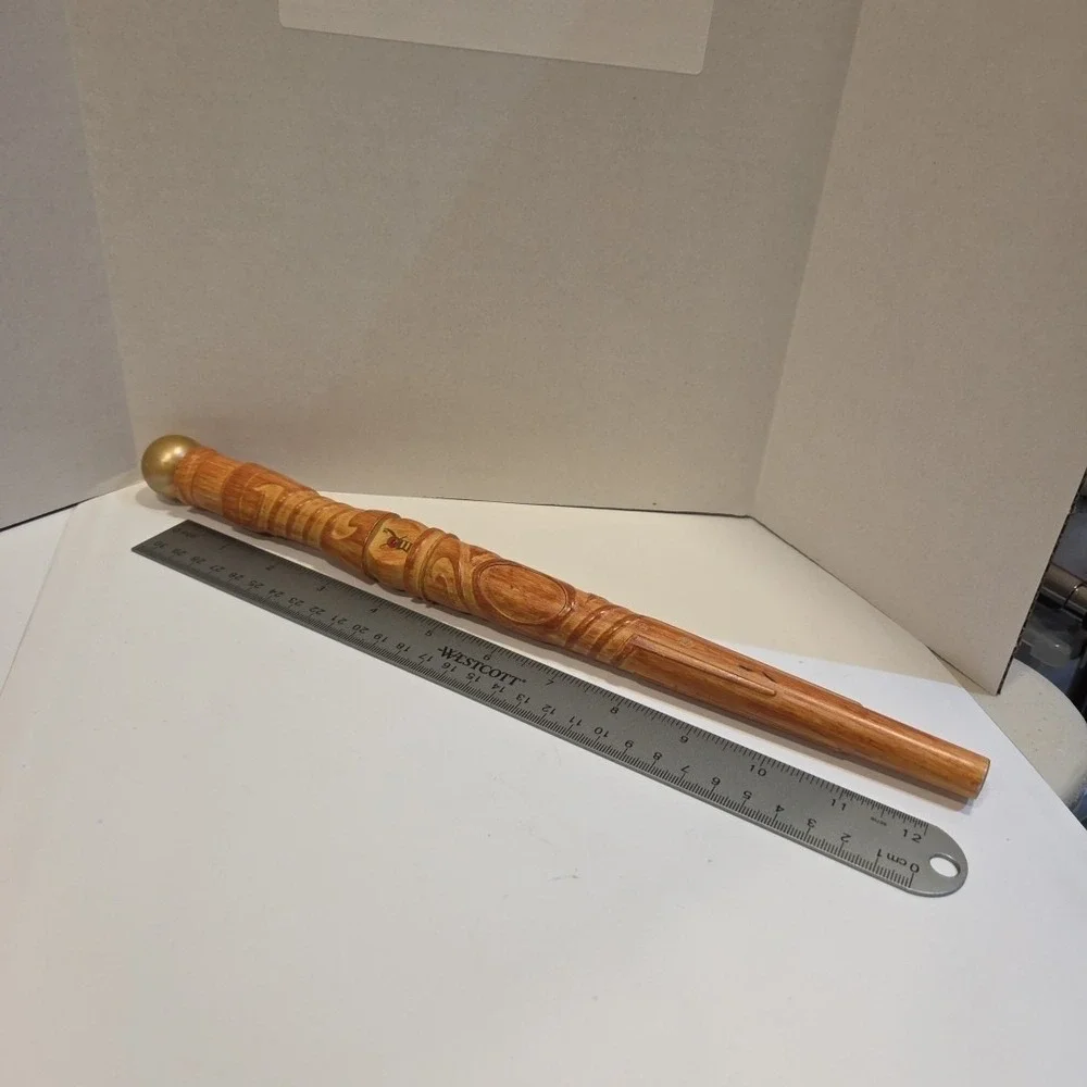 Great Wolf Lodge Magiquest Engraved Wood Wand - Untested