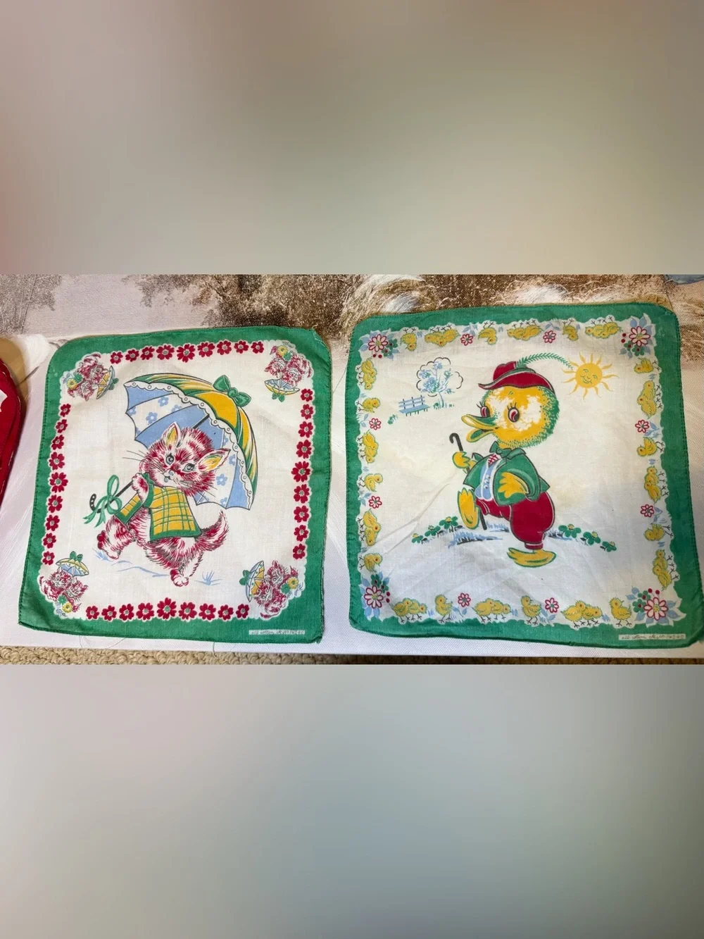 Vintage Children’s Hankerchiefs