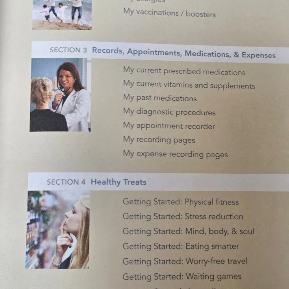 My Handy Little Health Journal 2013 Wellness Tracker Medical Organizer