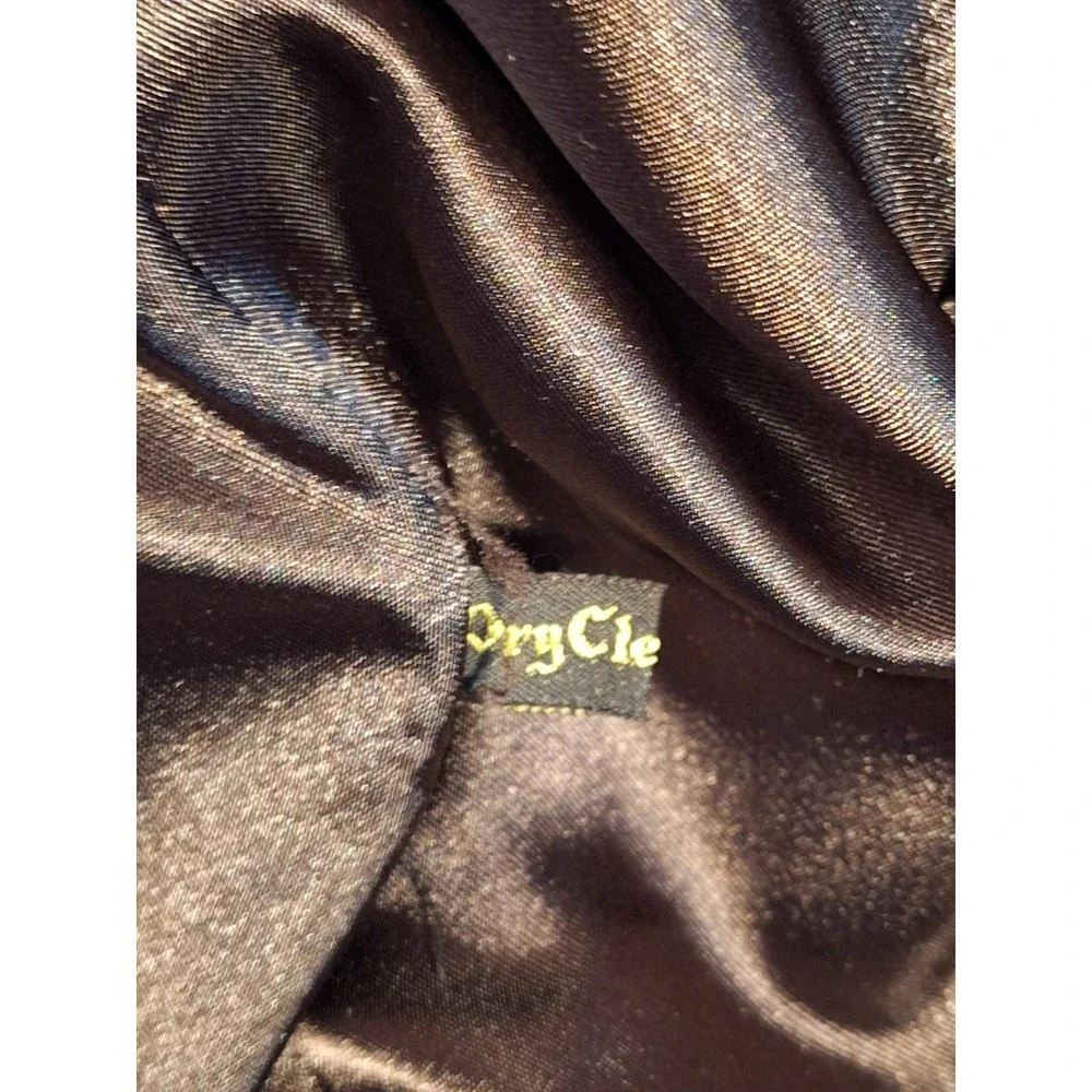 Jones New York Mens Coat Overcoat 42S Brown 100% Wool 48825Z Double Breasted