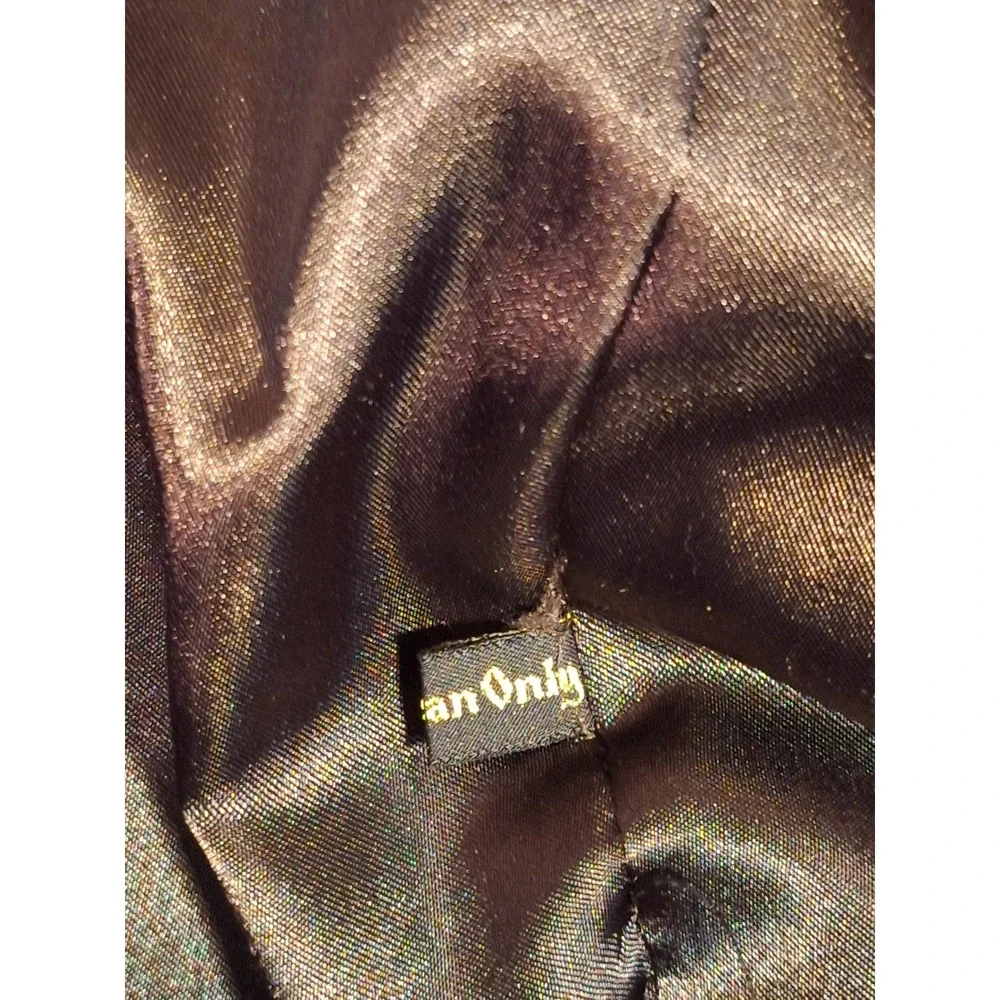 Jones New York Mens Coat Overcoat 42S Brown 100% Wool 48825Z Double Breasted