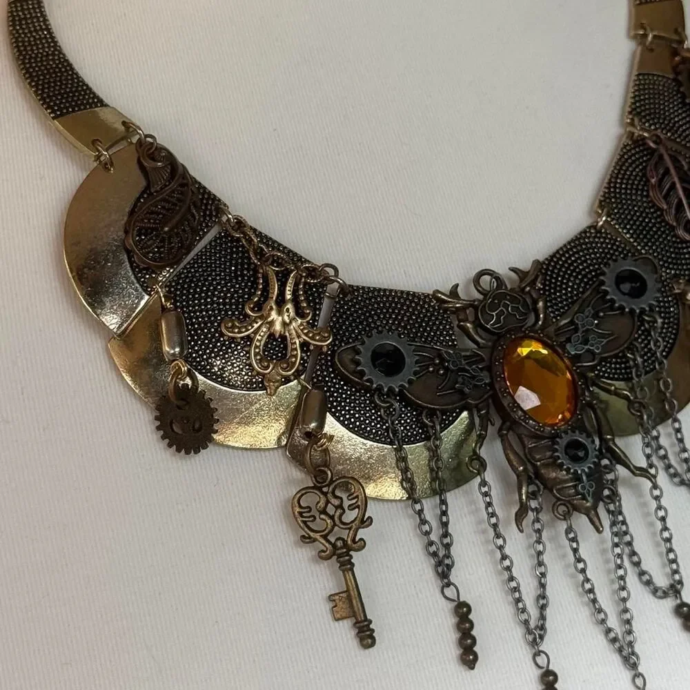 Handmade steampunk brass